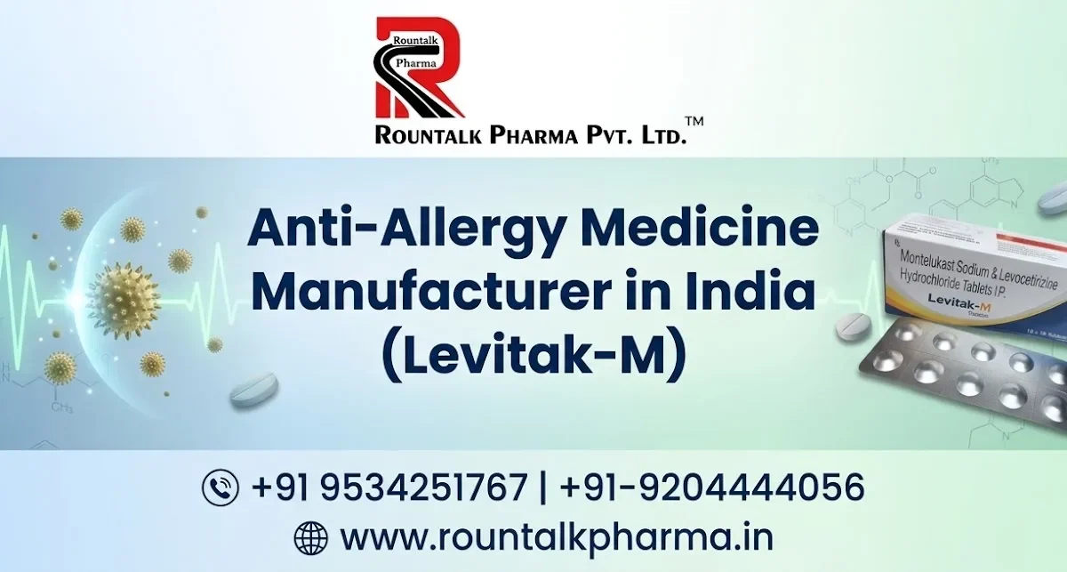 Anti-allergy medicine manufacturer in India (Levitak-M)