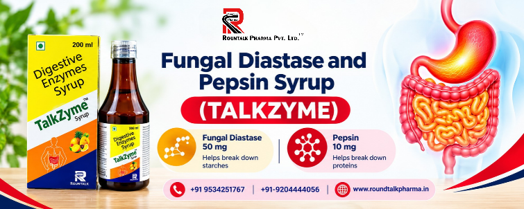 Fungal Diastase and Pepsin Syrup (TALKZYME)